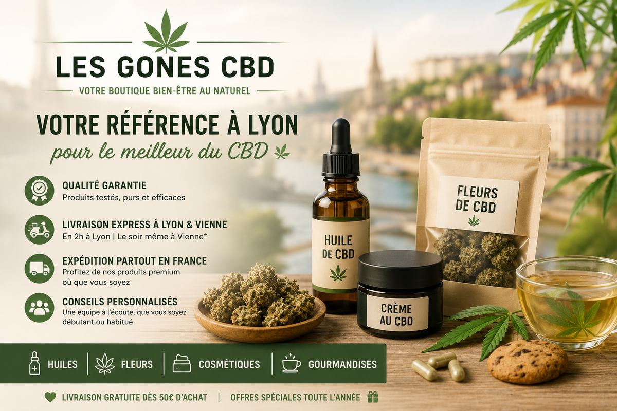 Les Gones CBD livraison express