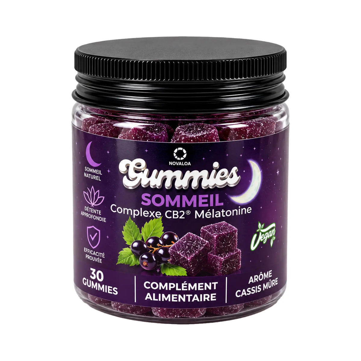 Gummies Cassis Sommeil