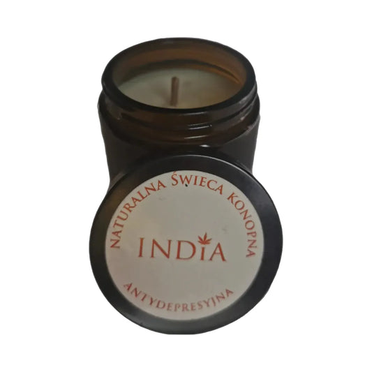 Bougie Thérapeutique Chanvre & Patchouli – Massage & Détente