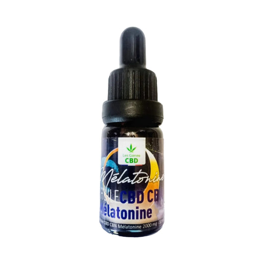 Huile CBD CBN 40% + Mélatonine - Sommeil naturel