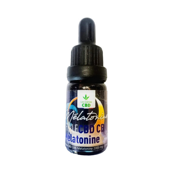 Huile CBD CBN 40% + Mélatonine - Sommeil naturel